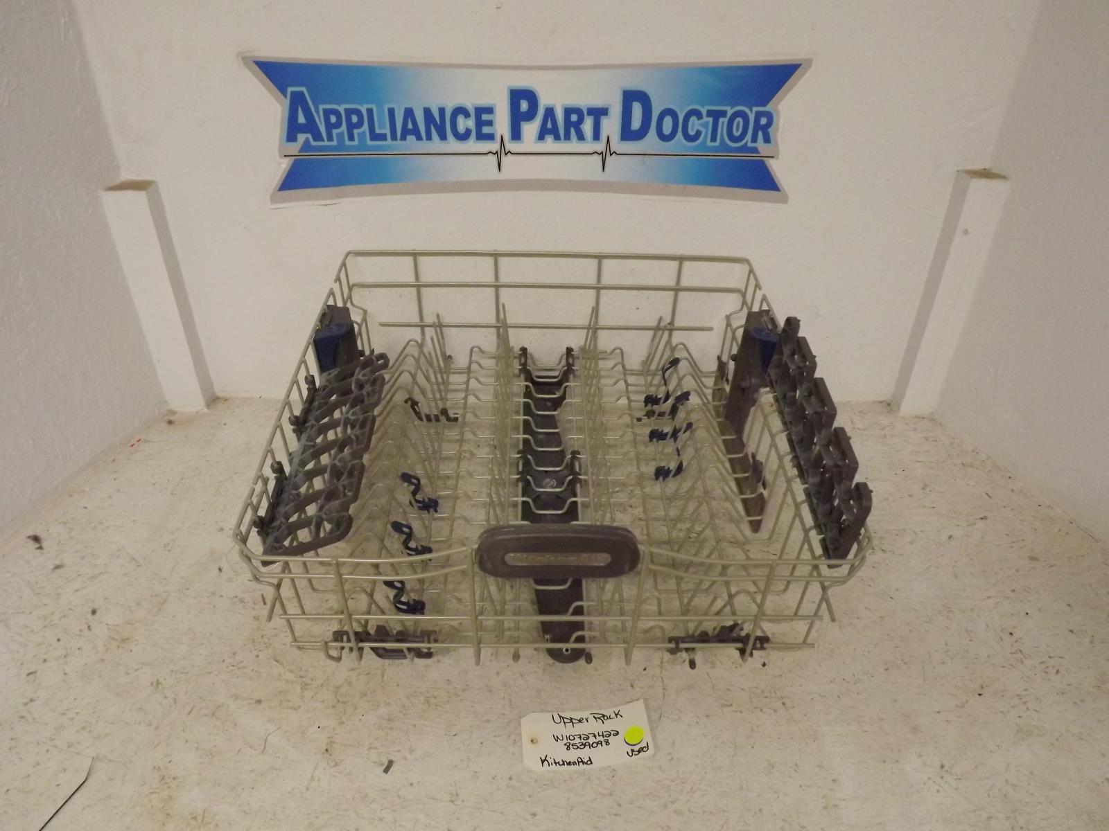 KitchenAid Dishwasher W10727422 8539098 Upper Rack Used KitchenAid Dishwasher W10727422 8539098 Upper Rack Used